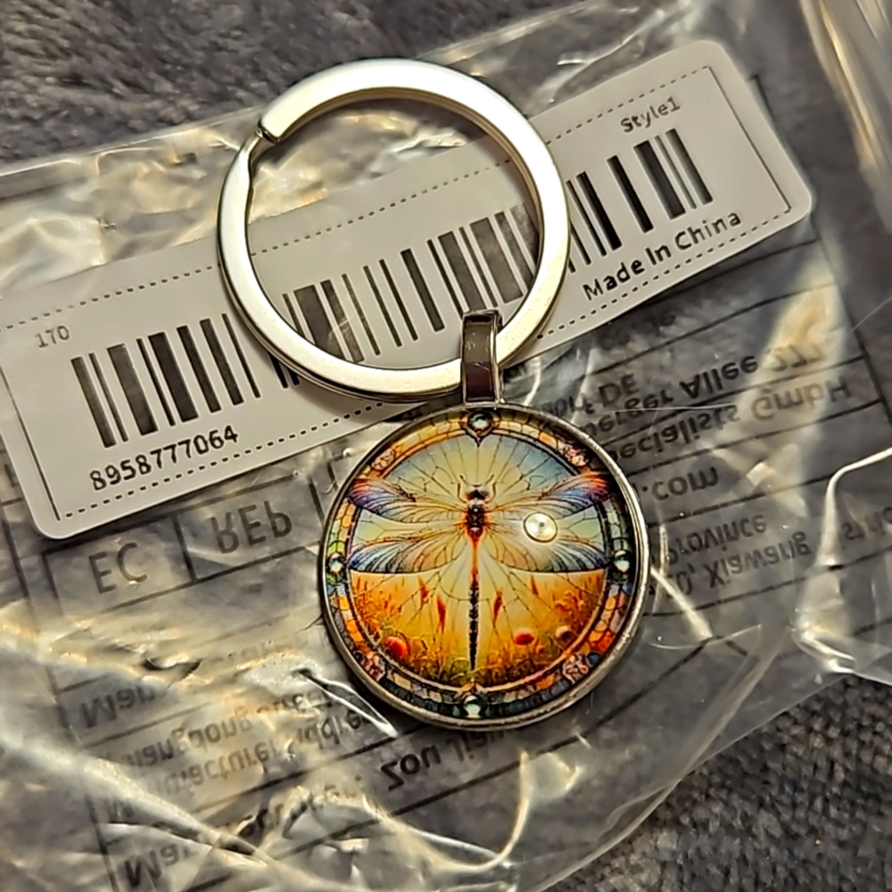 Dragonfly key chain New in package